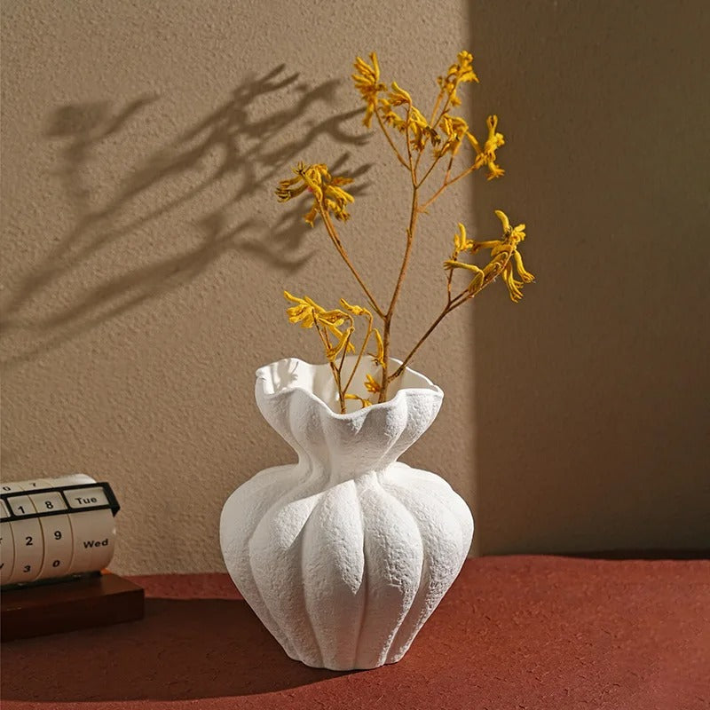French Bloom Textured Vase