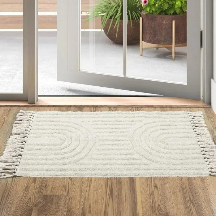 Aurora Tufted Cotton Tassel Rug