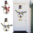 Christmas Luminous Snowman LED Wreath