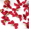 10-Piece Bowknot Bell Christmas Gift Bows