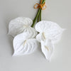 Artificial Anthurium Laceleaf Bouquet