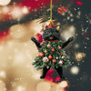 Cat Christmas Tree Ornament