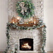 Pine & Bells Garland Christmas Wreath