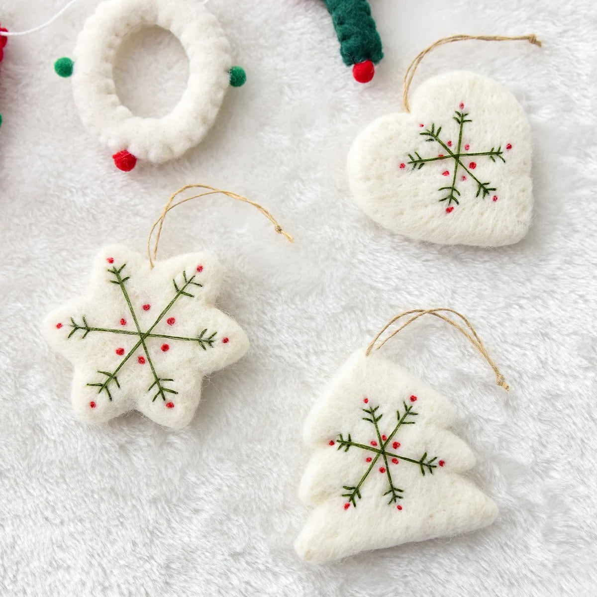 Felt Christmas Tree Pendant Ornaments