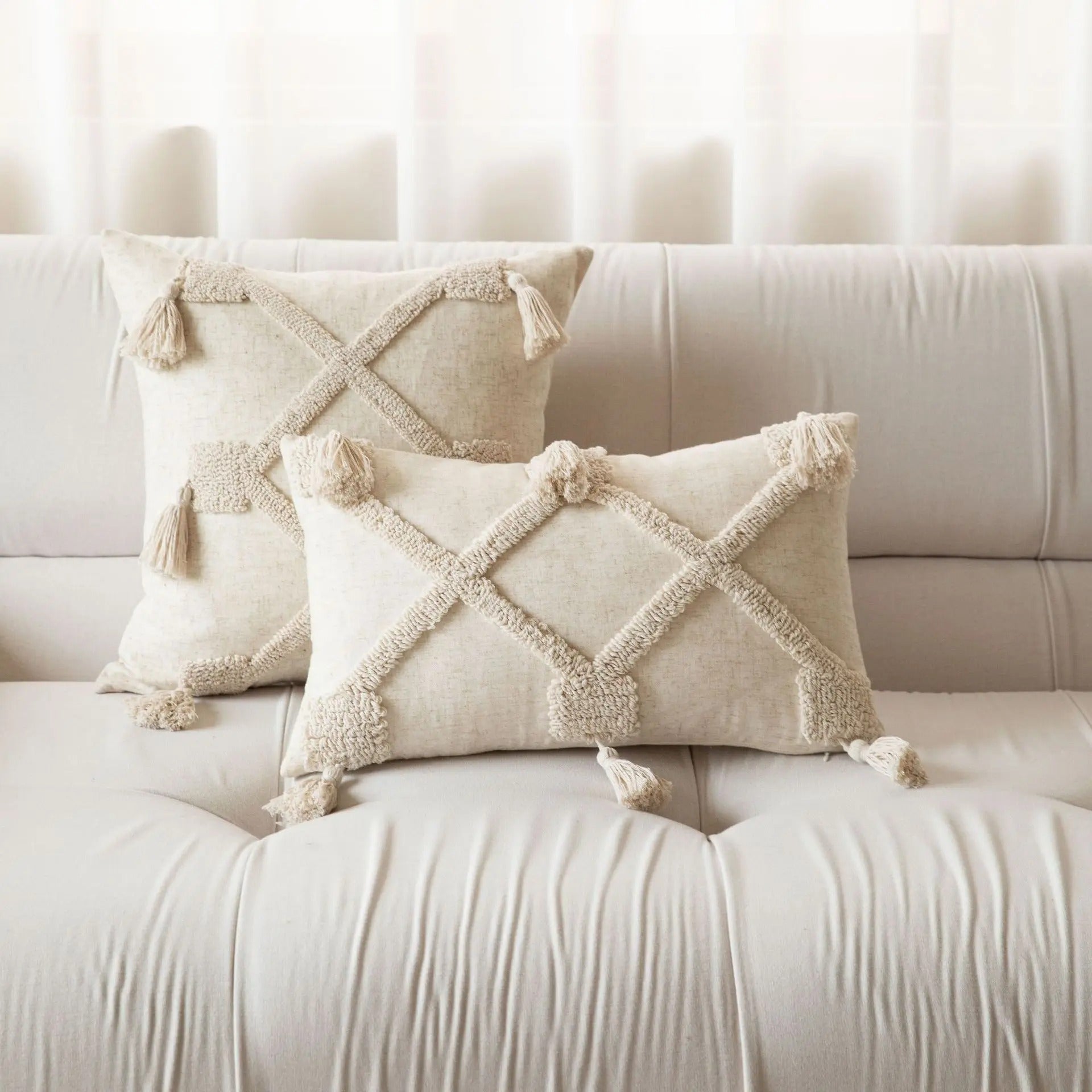 Sahara Stripes Boho Cushion Cover