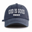 God Is Good Washed Baseball Cap