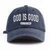 God Is Good Washed Baseball Cap