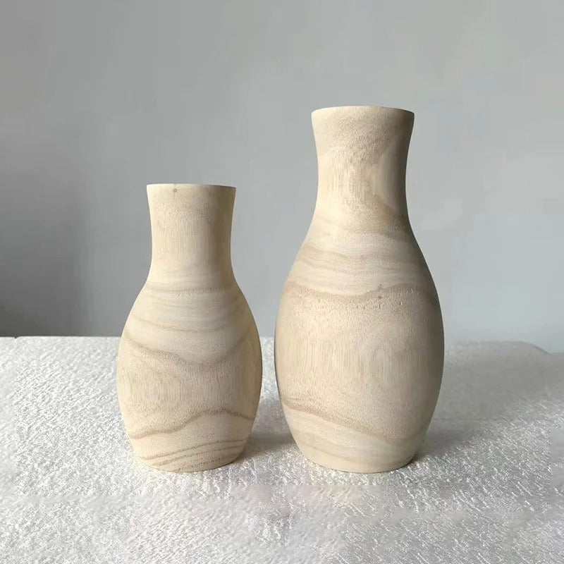 Serenity Wood Grained Vase
