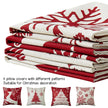 Holiday Cheer Christmas Cushion Cover Set (Set of 4)