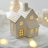 Glowing Christmas Snow Houses