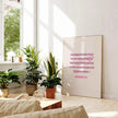 Grace in Pink Jeremiah Scripture Wall Art