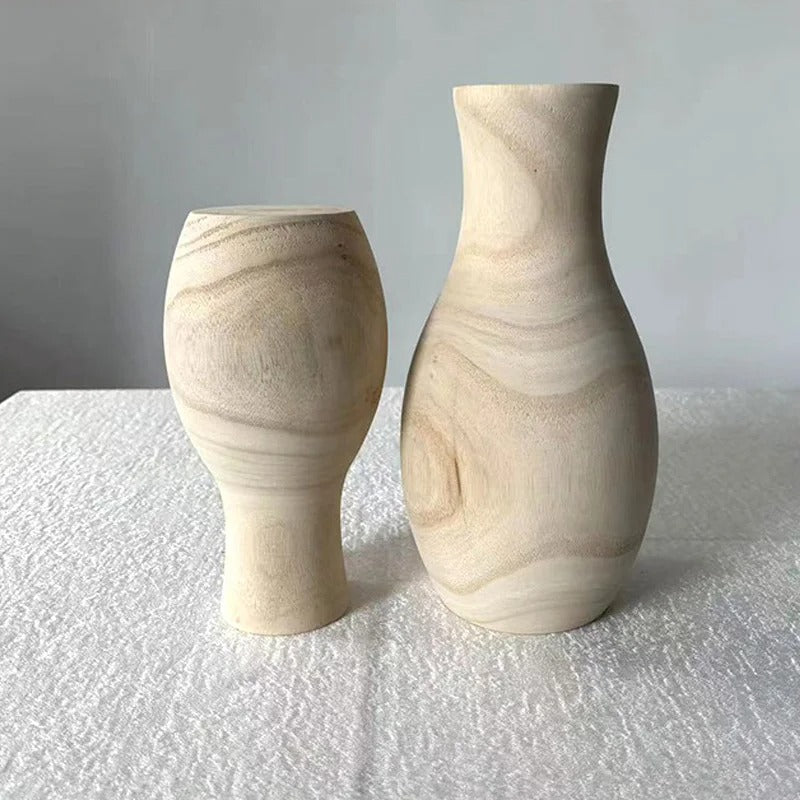 Serenity Wood Grained Vase