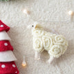 Woolly Felt Lamb tree Ornament