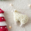 Woolly Felt Lamb tree Ornament