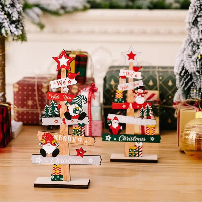 Santa & Tree DIY Desktop Christmas Décor Set