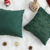 Christmas Tree Lights Fur Cushion Covers