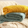 Textured Knit Throw Blanket