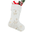 Winter Elegance Snowflake Stocking