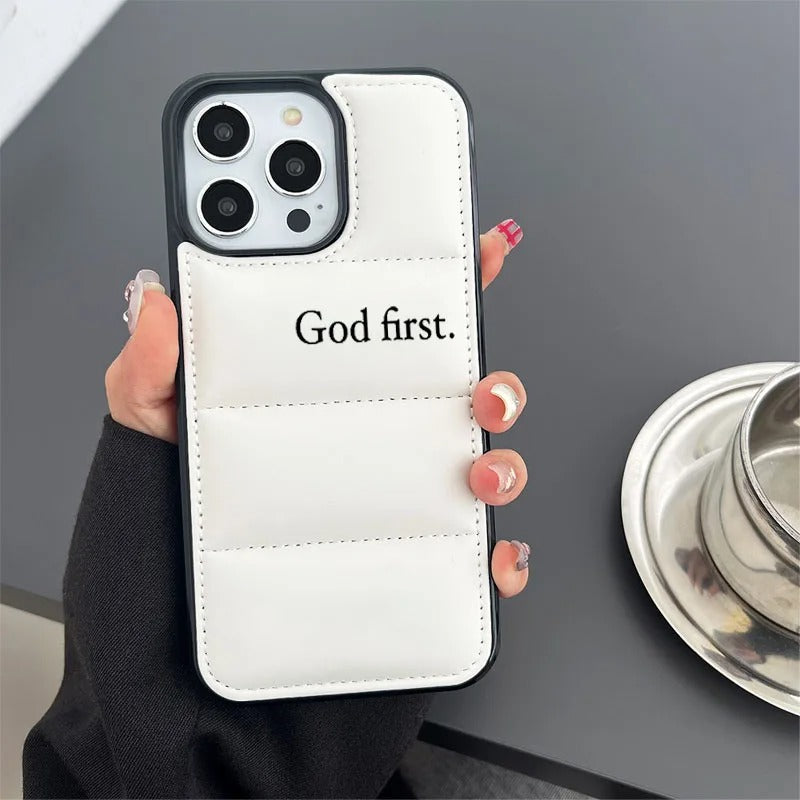 God First Puffer iPhone Case