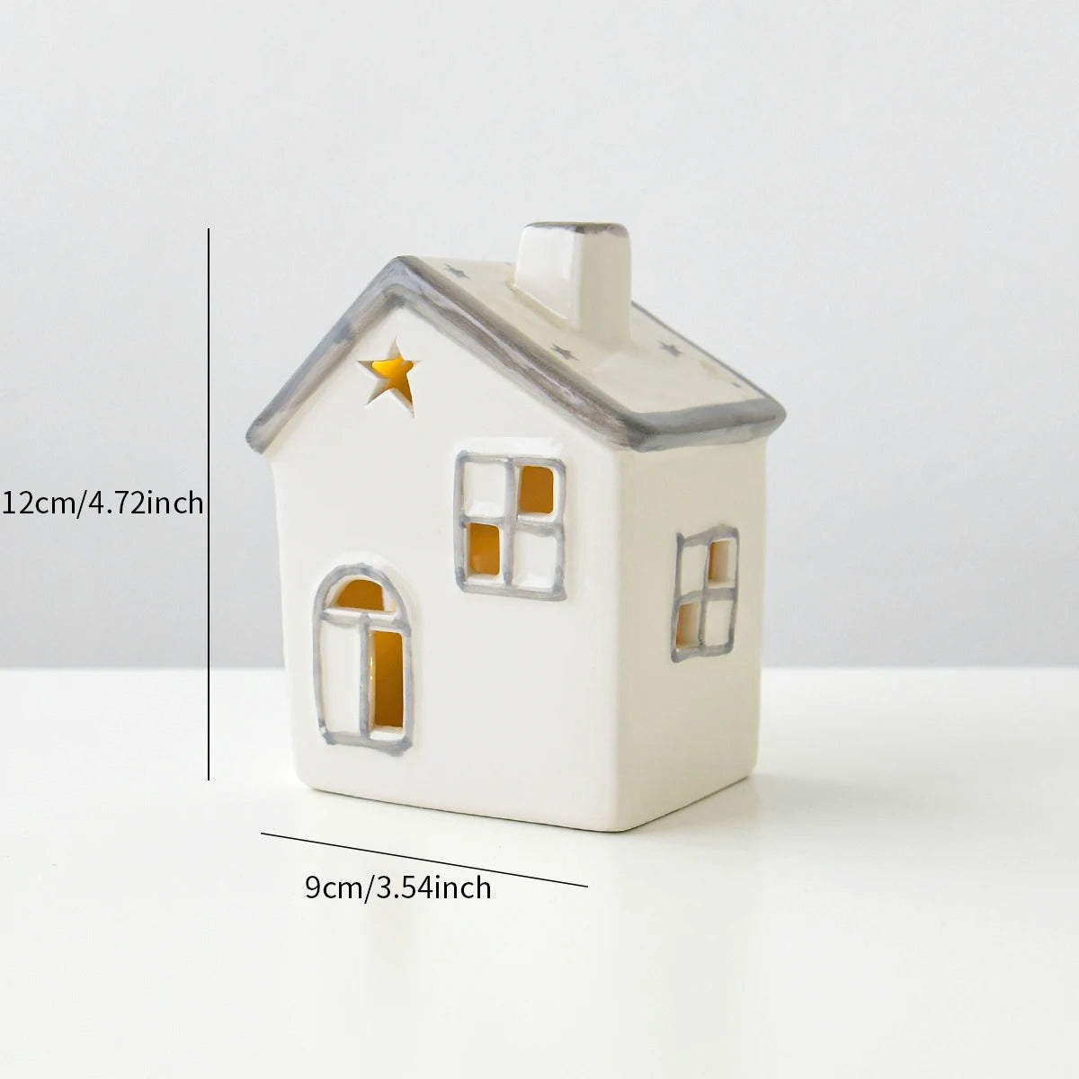 Glowing Christmas Snow Houses