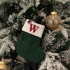 Personalised Letter Knitted Christmas Stockings