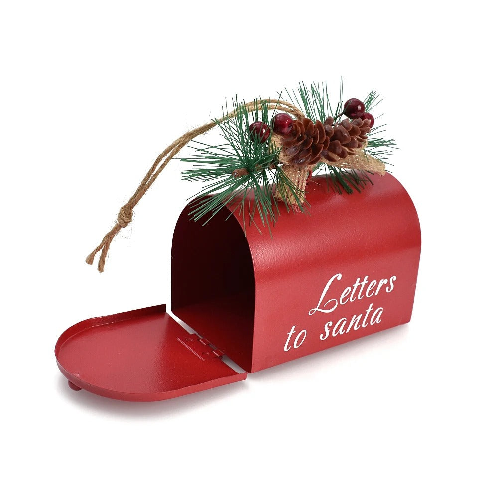 Letters to Santa Mailbox Tree Ornament