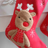 Christmas Icons Embroided Stocking