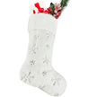Winter Elegance Snowflake Stocking