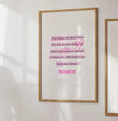 Grace in Pink Jeremiah Scripture Wall Art