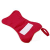 Bone Shape Dog Christmas Stocking