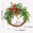 Pine & Bells Garland Christmas Wreath