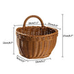 Wicker Hanging Home Storage Basket