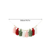 Christmas Wood Bead Garland with Tassels