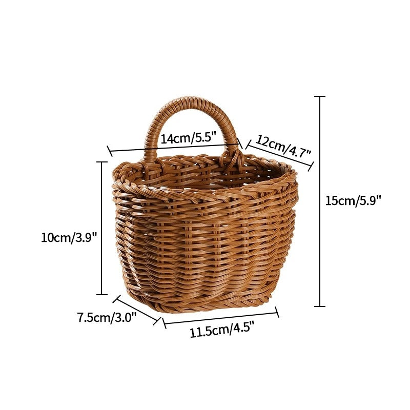 Wicker Hanging Home Storage Basket