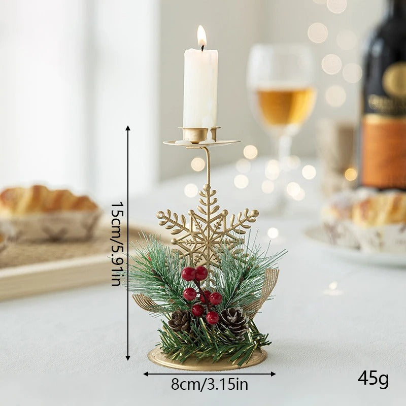 Christmas Themed Candle Holders