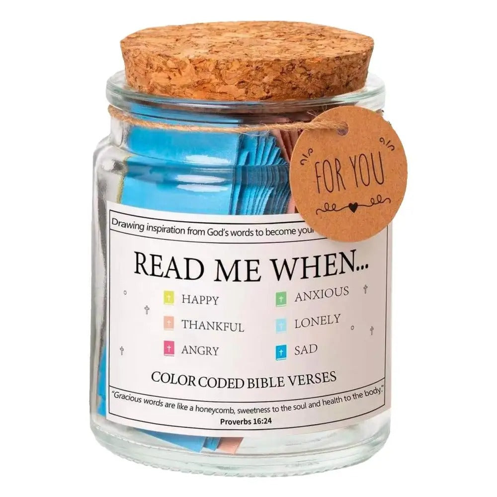 Bible Scripture Cards Jar