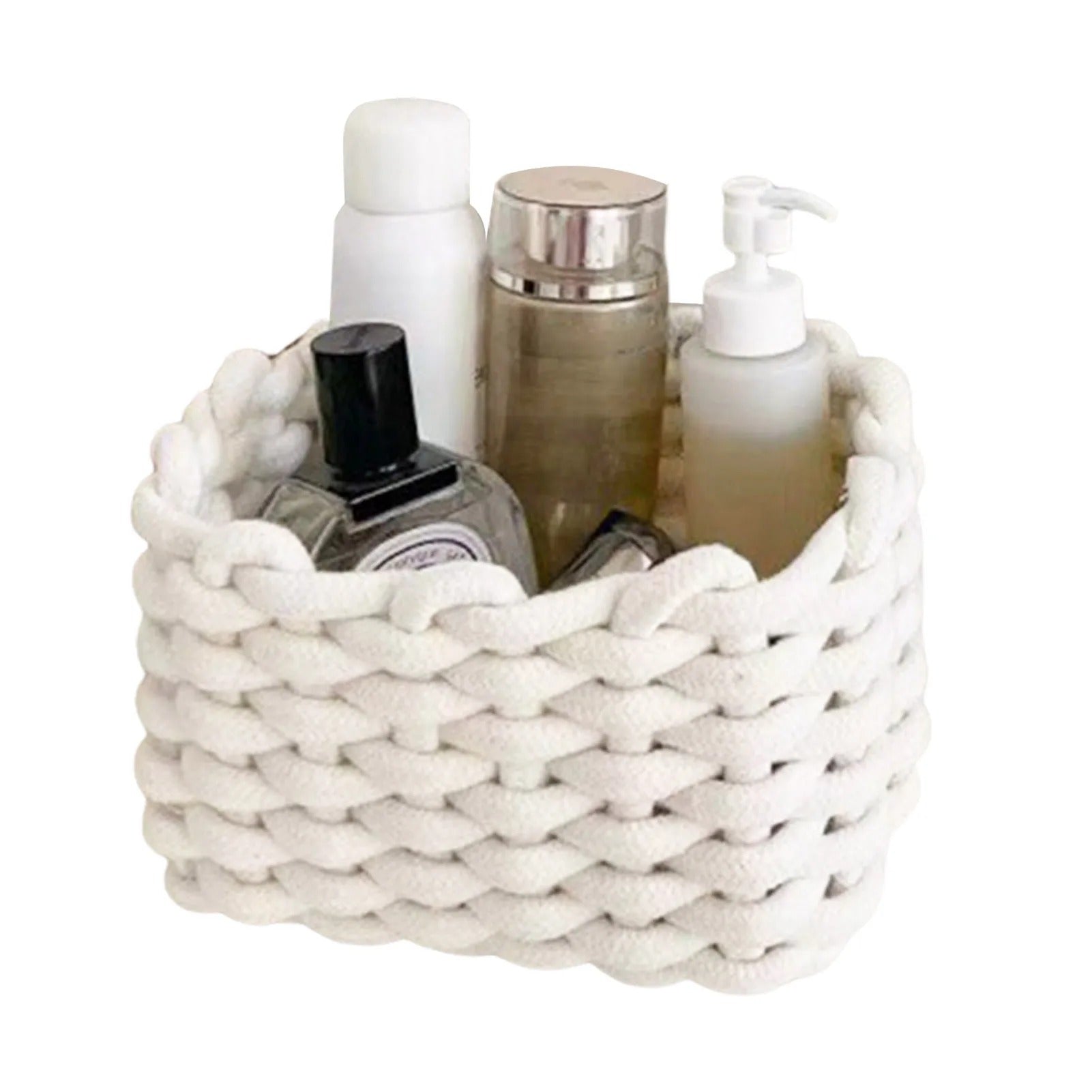 Cotton Handwoven Organiser Basket