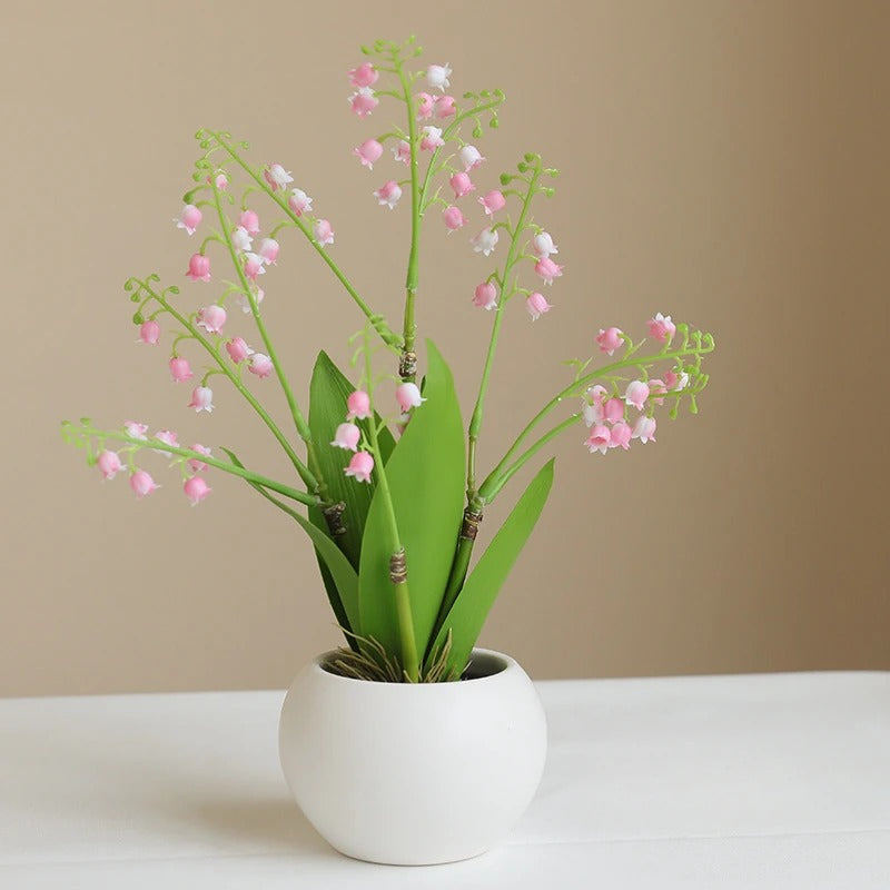 Artificial Bell Grass Potted Plant