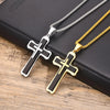 Stainless Steel 3-Layer Cross Necklace
