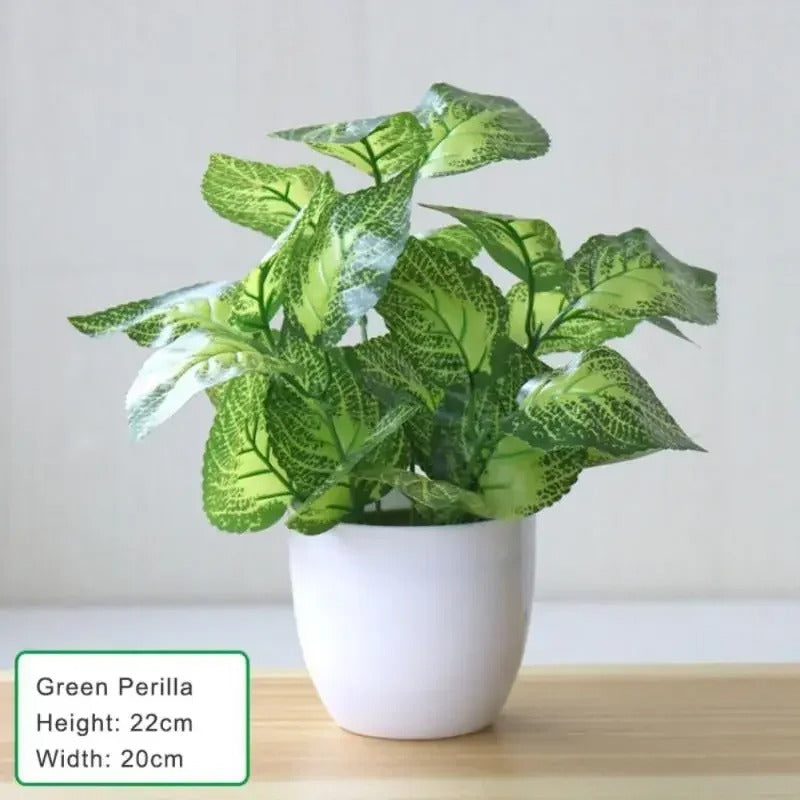 Artificial Exotic Leaf Pot Plants