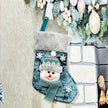 Winter Blue Christmas Stockings