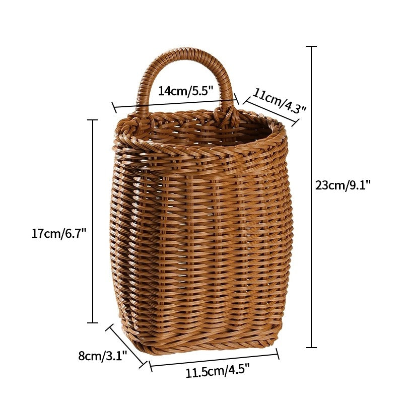 Wicker Hanging Home Storage Basket