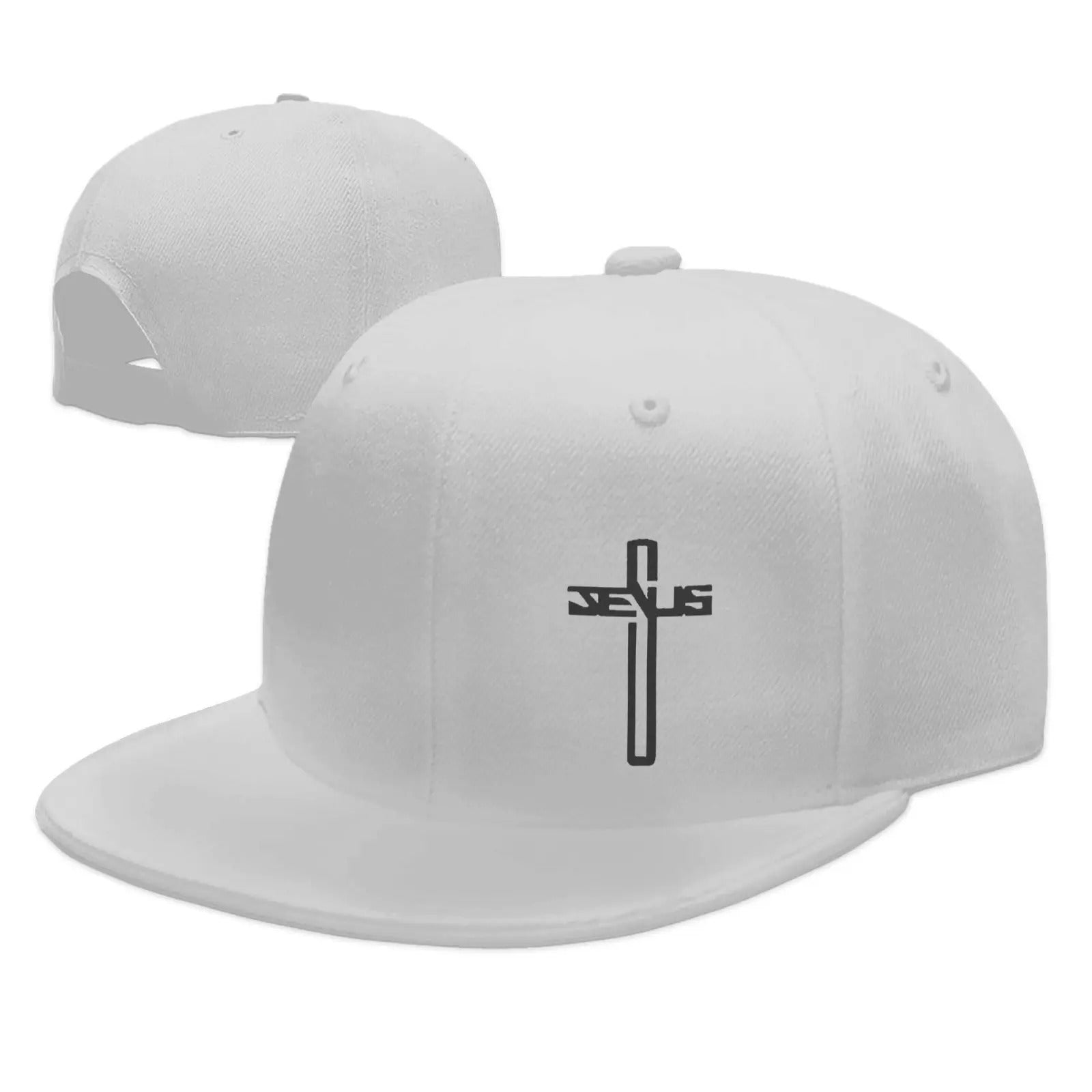 Jesus Embroidered Cross Snapback