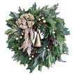 Pine & Bells Garland Christmas Wreath