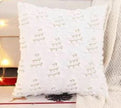 Christmas Tree Lights Fur Cushion Covers