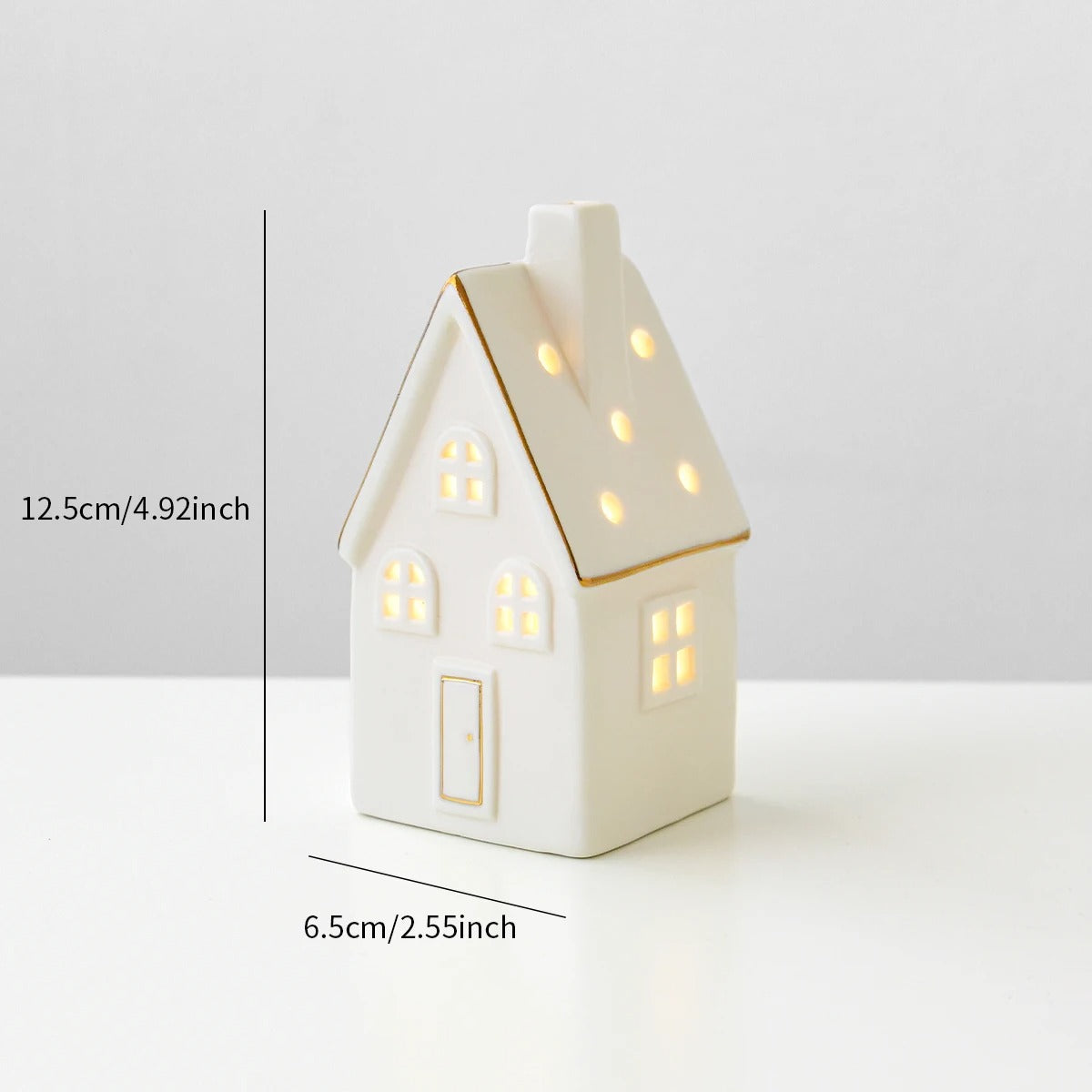 Glowing Christmas Snow Houses