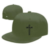 Jesus Embroidered Cross Snapback