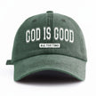 God Is Good Washed Baseball Cap
