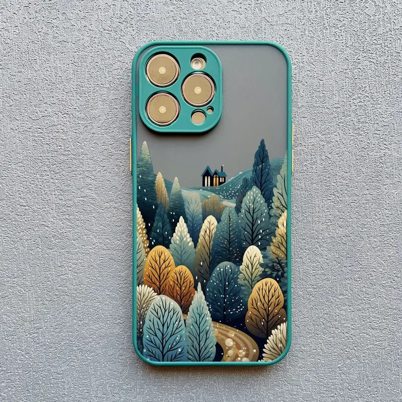 Enchanted Winter Christmas Peaks Phone Cases