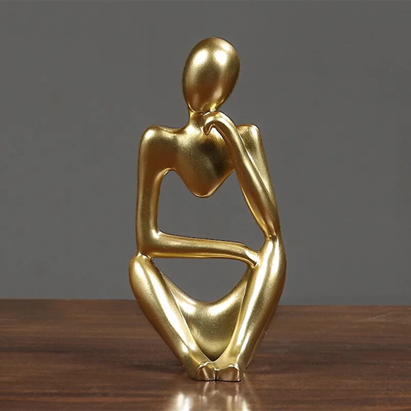 Abstract Thinker Statues